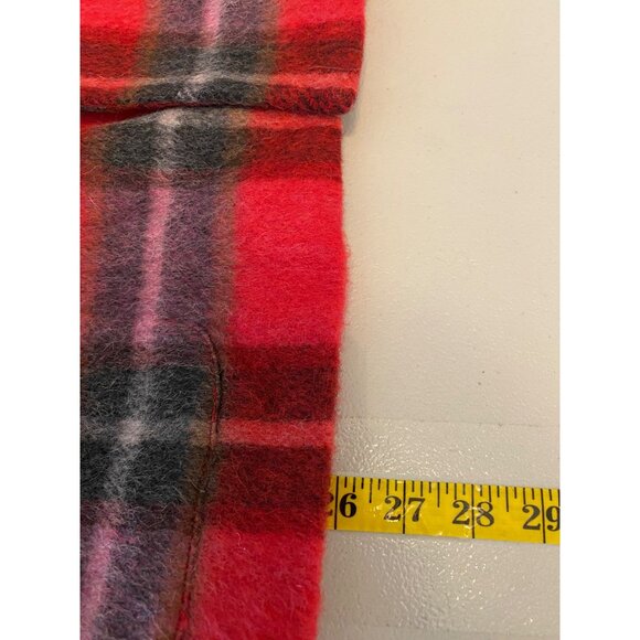 NWT Red Plaid Wool & Mohair Jacket Blazer By Cross Country Fashions Size 14 - Picture 6 of 10